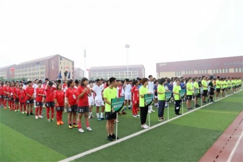 2019全国青少年校园足球夏令营（初中组）第一营区今日在曹妃甸职业技术学院开营