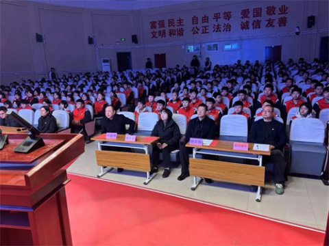 共青团引领青春力量 学习雷锋谱写奉献篇章——丰润区职教中心举行2025年学雷锋志愿服务启动仪式
