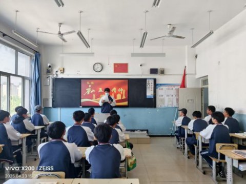 丰润职教中心开展弘扬唐山五种精神主题团课