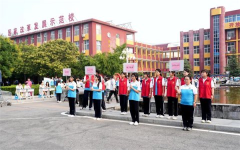 玉田职教中心双区联动，喜迎新生